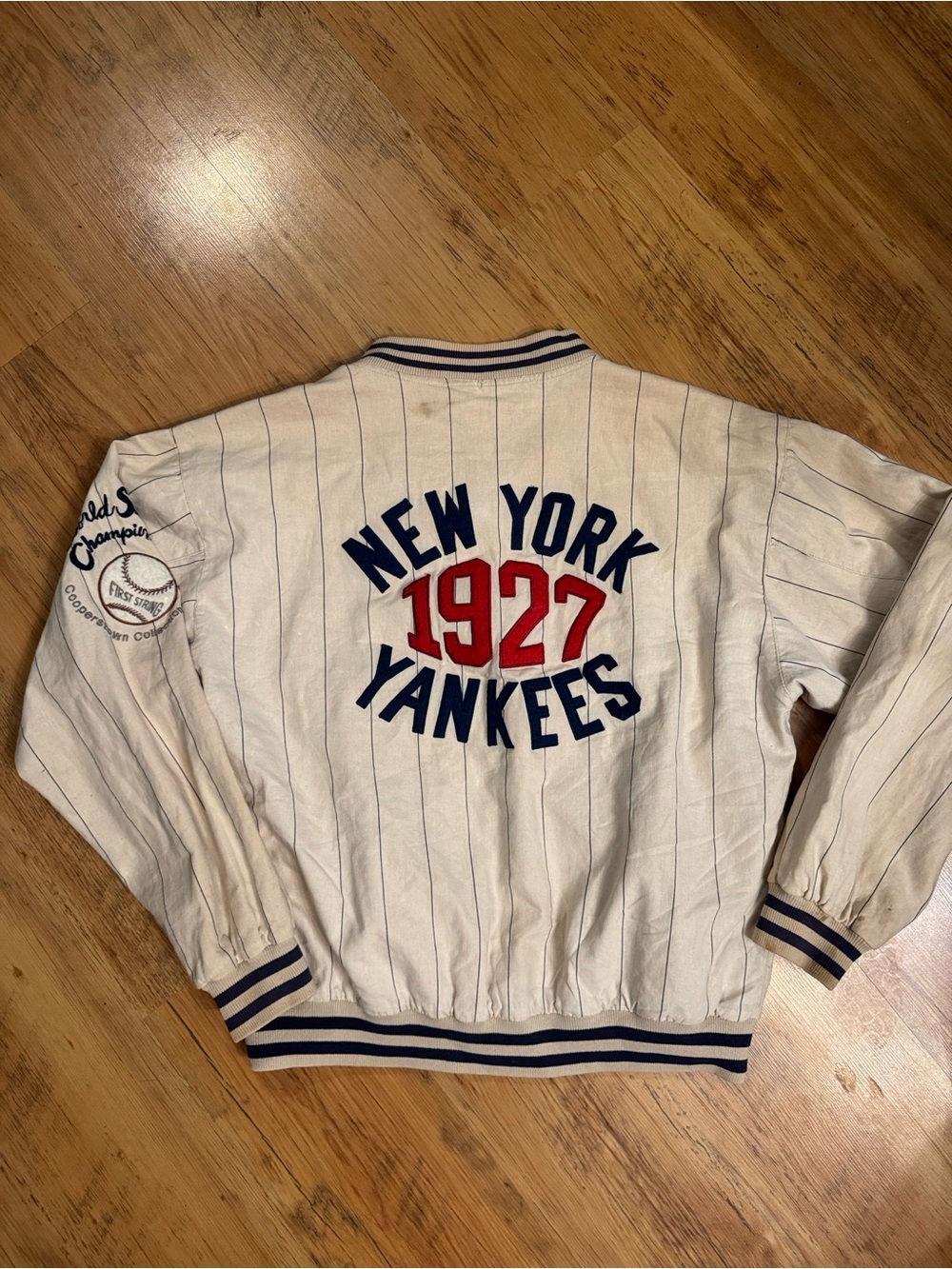 New York Yankees Vintage 90’s Jacket Mirage Cooperstown Sz L